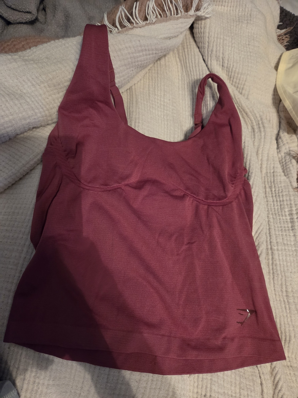 Gymshark Seamless Sports Tank - Mauve